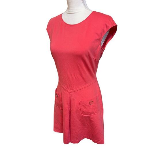 Ted Baker Harmia Coral Pocket Button Fit and Flare Mini Dress - 2 / US 4 - Picture 7 of 11
